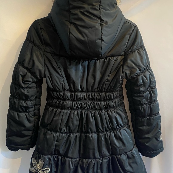 🌦️DARLING GIRL’S 🌿🌸🌿CATAMINI Warm Hooded Coat - Picture 4 of 15